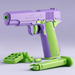 Radish 1911 Non-Firing Handgun Simulation Empty Colt Model Stress Relief Children's Toy Gun_voghion.com