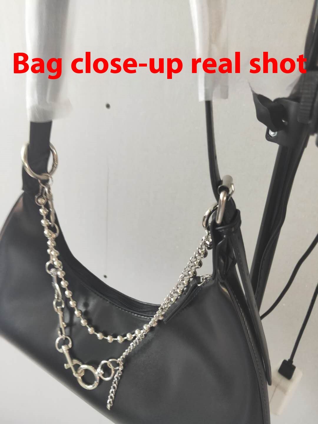 RiddiKulus metāla paduses soma foršai meitenei ar ķēdīti, jauna viena pleca soma ar lielu ietilpību_voghion.com