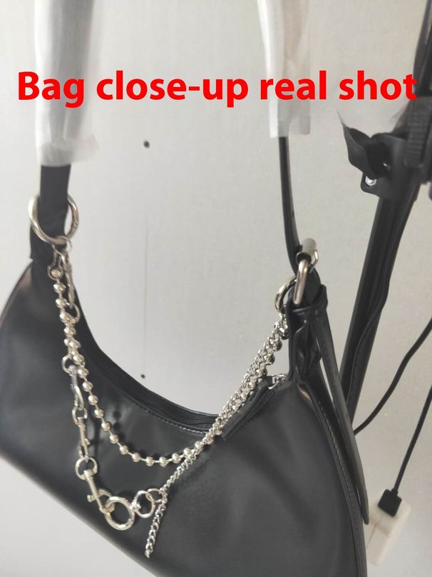 RiddiKulus metāla paduses soma foršai meitenei ar ķēdīti, jauna viena pleca soma ar lielu ietilpību_voghion.com