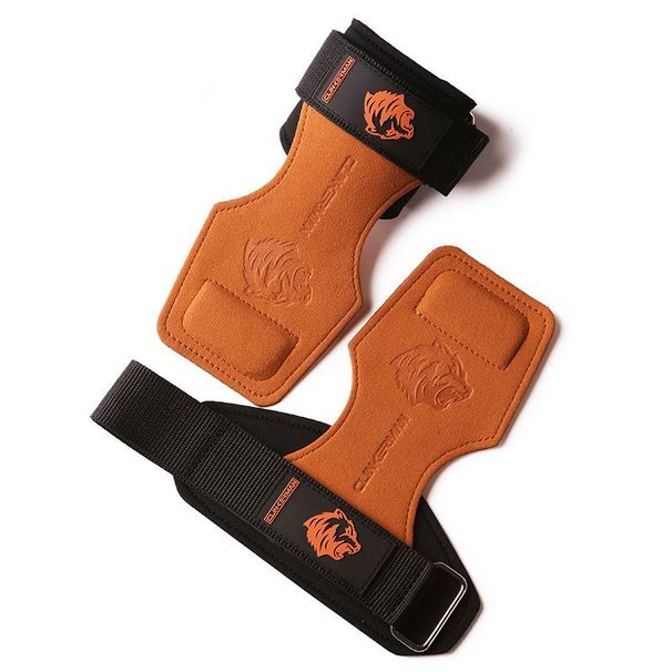 Fascia ausiliaria per polso con barra orizzontale per trazioni professionale in silicone antiscivolo per stacco da terra, testa d'orso calda_voghion.com