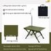 New Aluminum Alloy Adjustable Speed Open IGT Outdoor Lightweight Portable Camping Tactical Folding Table_voghion.com