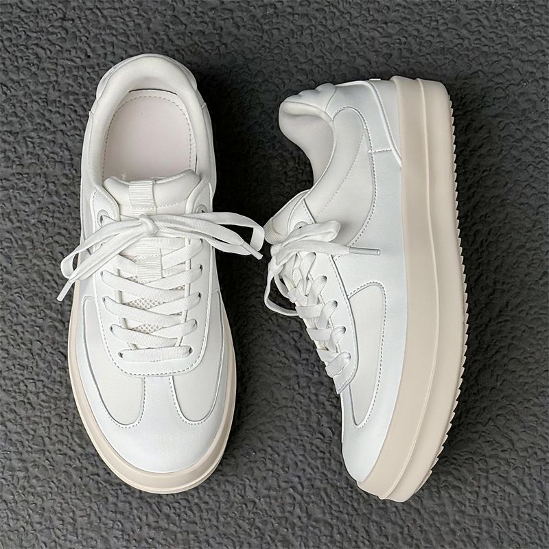 Einzigartiges Design des Gu Que-Paares: Vielseitige Schuhe, Low Top, kleine weiße dicke Sohle, lässige Boardschuhe, Herren_voghion.com