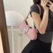Simple fashion casual shoulder bag niche casual underarm bag 2023 Summer new Korean fashion small square bag_voghion.com