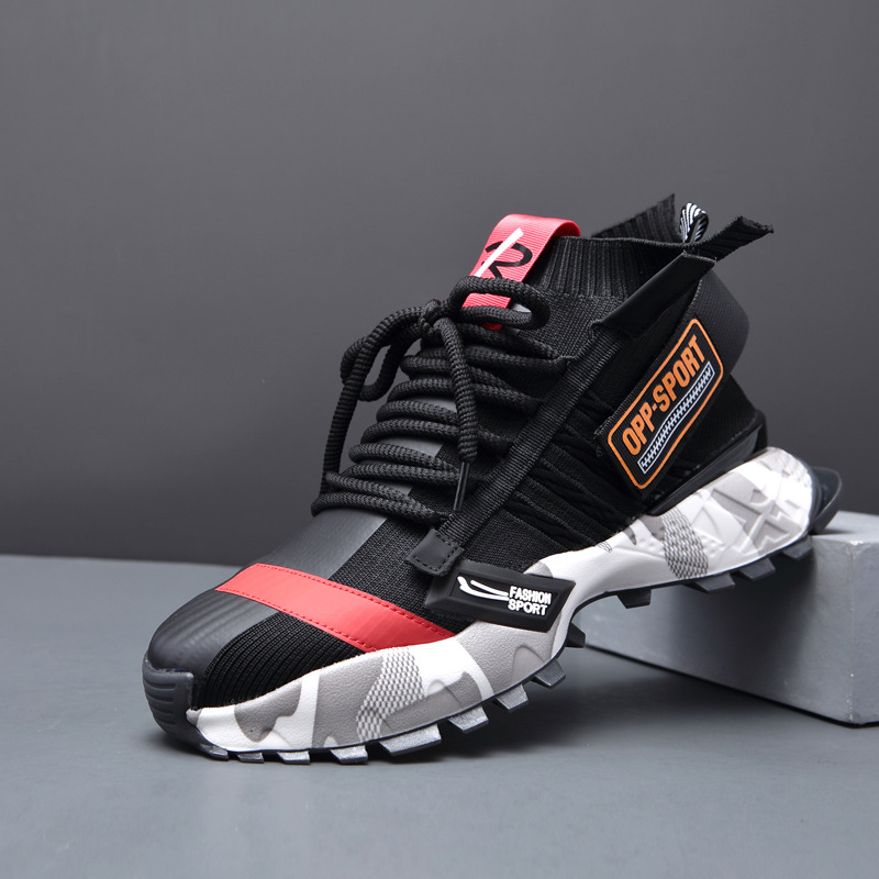 Neue leichte und atmungsaktive Mesh-Laufschuhe aus gewebtem Mesh für Herren, trendige Jugendschuhe_voghion.com