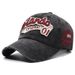 Hat Versatile Washed Vintage Soft Top For Women Embroidered Face Slimming Men's Baseball Cap_voghion.com