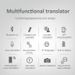 Traductor de voz inteligente T8+ con Bluetooth y compatibilidad con aplicaciones: dispositivo de traducción multilingüe en tiempo real para negocios y viajes._voghion.com