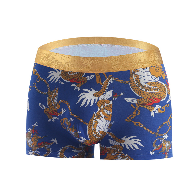 New2024 sous-vêtements pour hommes haut de gamme avec motif dragon, fesses relevables de grande taille, confortables sans couture, coins doux et plats_voghion.com