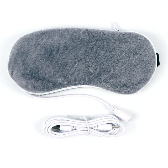 USB-värmande ångögonskydd Sovmask Anti-mörka ringar Ögonplåster Ögonmassage Trötthetslindring Sömn Reseögonskyddsmask_voghion.com