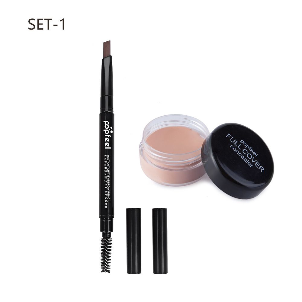 Eyebrow Enhancers Double Headed Automatic Eyebrow Pencil Genuine Waterproof And Sweat Proof Non Smudge Single Color Isolation Concealer_voghion.com
