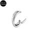 G23 Titanium 1.2*8/10mm Double Cross Nose Ring Piercing Jewelry Piercing Jewelry_voghion.com