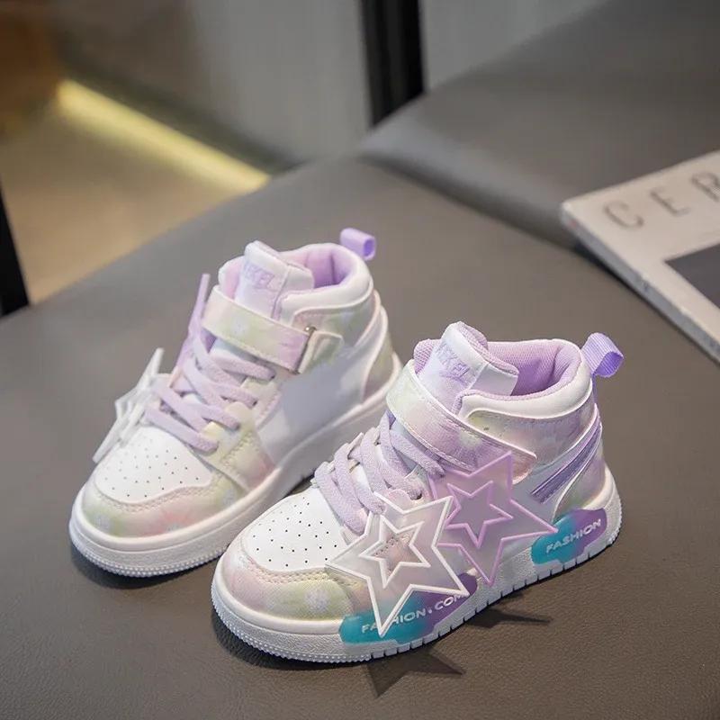 Spring Kids Fashion Classic Non-slip Children Sneakers 2024 Autumn New Walking Shoes for Girls Casual Outdoor_voghion.com