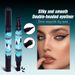 Stylo eye-liner double extrémité noir intense QIANXIU 2 en 1, séchage rapide, imperméable, résistant à la transpiration et aux taches_voghion.com