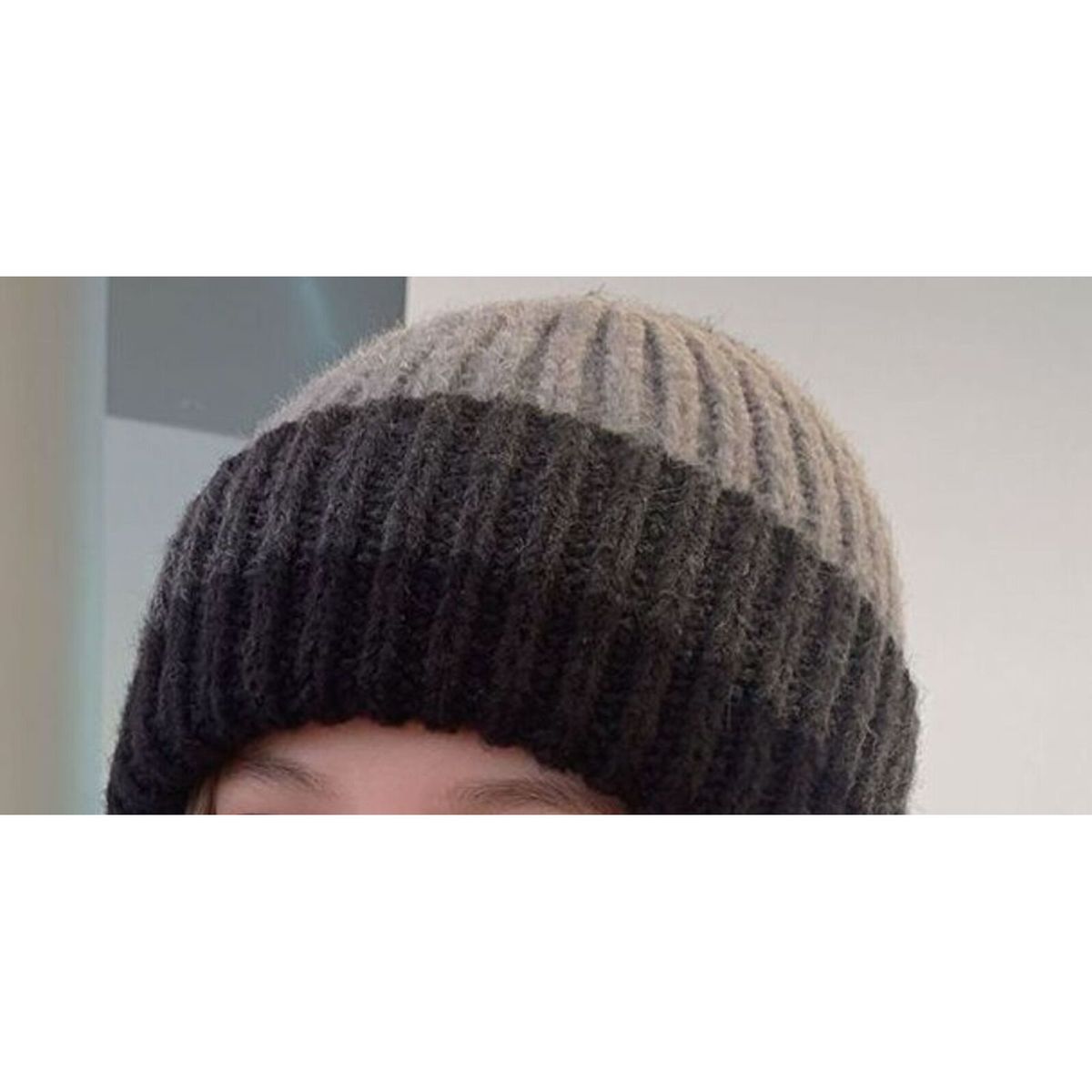 Berretto lavorato a maglia con blocchi di colore Dopamine autunnale, elastico, protezione per le orecchie, caldo cappello invernale unisex in lana_voghion.com