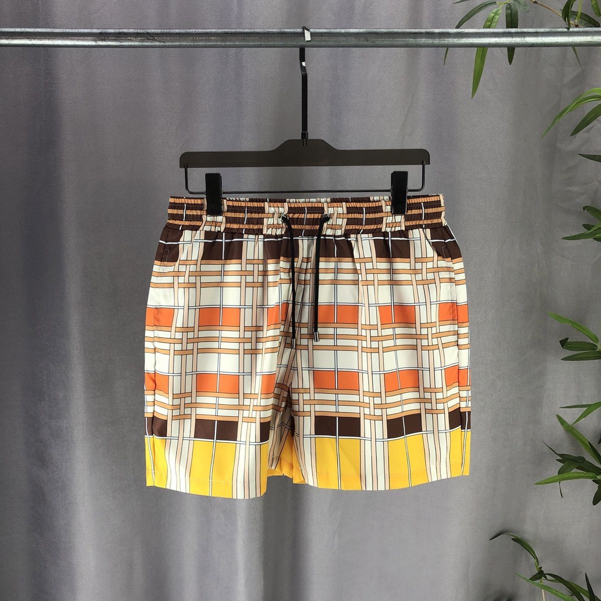 Europese en Amerikaanse casual zomer heren en dames nieuwe BU Five Point strandshorts volledige breedte bedrukt patroon vlekken grensoverschrijdende Europese goederen_voghion.com