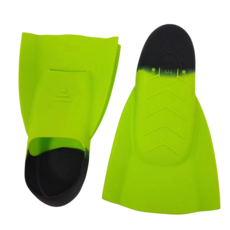Aletas de natación para exteriores Aletas cortas de silicona para braza libre para hombres y mujeres Aletas de entrenamiento de buceo ligeras y profesionales para niños adultos_voghion.com