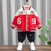 Boys' 2023 New Eition Mi to Large Chilren's Baseball Clothing Sportswear Spring an Autumn Style Western Fashion_voghion.com