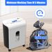 Woolsche Paper Shredder, P-4 Security Level,12-Sheet Cross Cut With 4.76-Gallon Pull Out Bin, Shred Paper And Credit Card/CD For Office Use_voghion.com