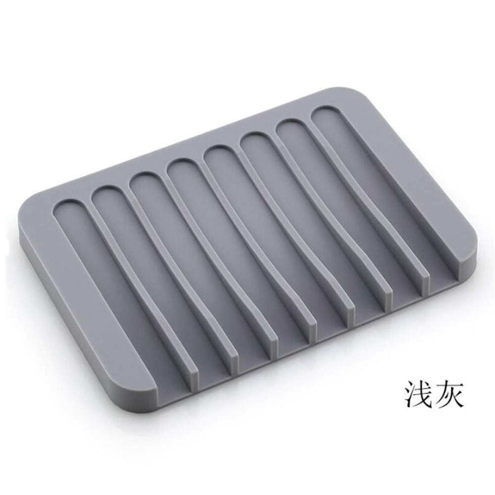 4er-Set Silikon-Seifenhalter, flexible Seifenablage, Seifenbox, Aufbewahrungsbehälter für Bad und Küche_voghion.com