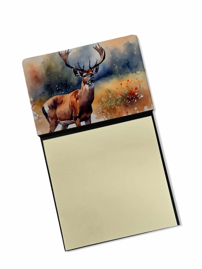 NEW Deer Sticky Note Holder Refillable Dispenser Self-Sticky Note Pads, Memo Pads Blank Desk Accessories_voghion.com