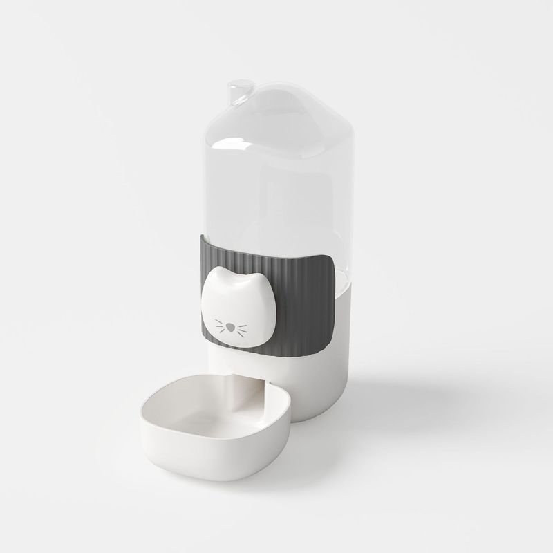 Distributeur d'eau pour animaux de compagnie, cage suspendue, remplissage automatique de nourriture, grande capacité, gamelle anti-chat, gamelle pour chien_voghion.com
