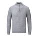 Men's Clothing spring and autumn new men's half knit sweater high collar zipper fashion solid color pullover casual sweater men_voghion.com
