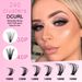 Lash extension set Eyelash Book DIY Single Cluster Eyelash Set Natural Thick false eyelashes 240 cluster D curve section hair_voghion.com