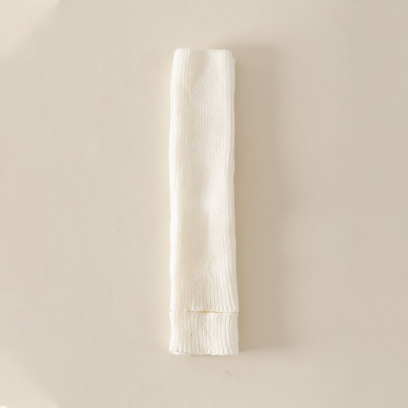 Scaldamuscoli Bootshang, calzini in cotone per donna, calzini in pile bianco latte, stile Step On, leggings in pile di lana lavorati a maglia, calzini da yoga, coprigambe caldi_voghion.com