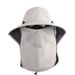 Cappello unisex con protezione UV e protezione per collo e viso - UPF 50+, leggero e ad asciugatura rapida per pesca, escursionismo e attività all'aperto._voghion.com