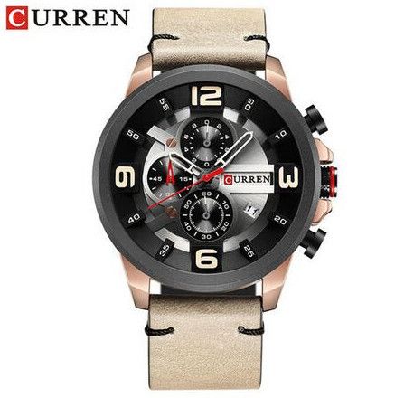 Men's Waterproof Quartz Watch With Date Function, Round Large Dial, Mineral Crystal, Alloy Case, Business Style Large Dial Calendar Men's Watch_voghion.com