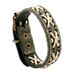 Vintage Woven Cowhide Bracelet Handmade Jewelry Genuine Leather Bracelet_voghion.com