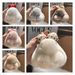 Keychain Rabbit Lovely Car Pendant With Real Bowknot Fur Rabbit_voghion.com
