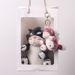 Cross-eyed cat doll bag pendant Cat soothing doll Doll Children's Day gift_voghion.com