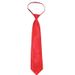 Cravatta da lavoro e attività sportiva nera con cerniera grande rossa da donna e uomo_voghion.com