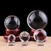30/40/50/60/80mm Clear Smooth Prism Glass Crystal Ball Rainbow Aurora Sun Catcher Refraction Paperweight Crafts Globe_voghion.com