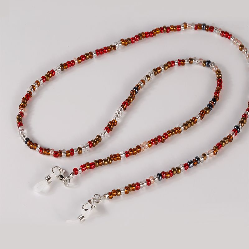 Korean And Japanese New Style Red Light Series Anti-Lost Mask Accessories Fashion Simple Popular Glasses Chain_voghion.com