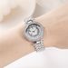 2025 New Bracelet Full Diamond Digital Dial Rolling Bead Rhinestone Women's Starry Sky Quartz Watch_voghion.com