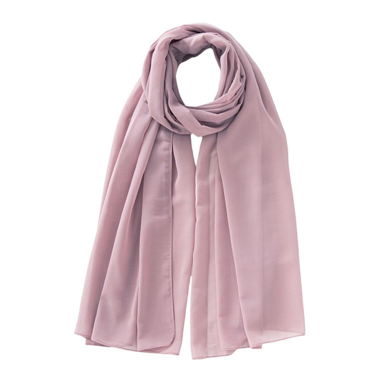 Muslim Solid Malay Long Single Colored Bubble Towel, Pearl Chiffon Women's Scarf, Headscarf, And Hood_voghion.com