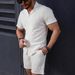 Spring And Summer New Men's Casual Suits Fashionable And Versatile Street Trend Shirts And Shorts_voghion.com