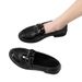 Green partner ins small leather shoes women's retro spring and autumn British style one-step flat bottom 2021 new Japanese college_voghion.com