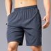 Men's shorts for outer wear in summer loose ice silk quick-drying sports pants shorts elastic plus fat large size pants for men_voghion.com