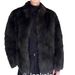 Men’s Faux Fur Coat – Winter Luxury Jacket With Fox & Mink-Like Texture (Black, Double-Breasted, Mid-Length, Vegan-Friendly Outerwear)_voghion.com