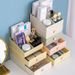 Neue Kosmetik-Tischbox für Studentenwohnheime mit hochwertiger Aufbewahrungsmöglichkeit, mehrlagigen Schubladen und stapelbaren Regalen_voghion.com