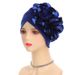 Cappello musulmano Cappello turbante floreale oversize in stile etnico Cappello chignon in stile africano Cappello per festa di matrimonio_voghion.com