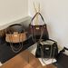 Borsa a tracolla versatile con tracolla a secchiello, nuova moda 2025, stile di alta qualità, con catena trapuntata per donna_voghion.com