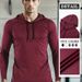 Sweat à capuche de performance pour homme - Haut de course slim évacuant l'humidité pour l'automne et l'hiver, vêtement de fitness léger à séchage rapide avec capuche réglable_voghion.com