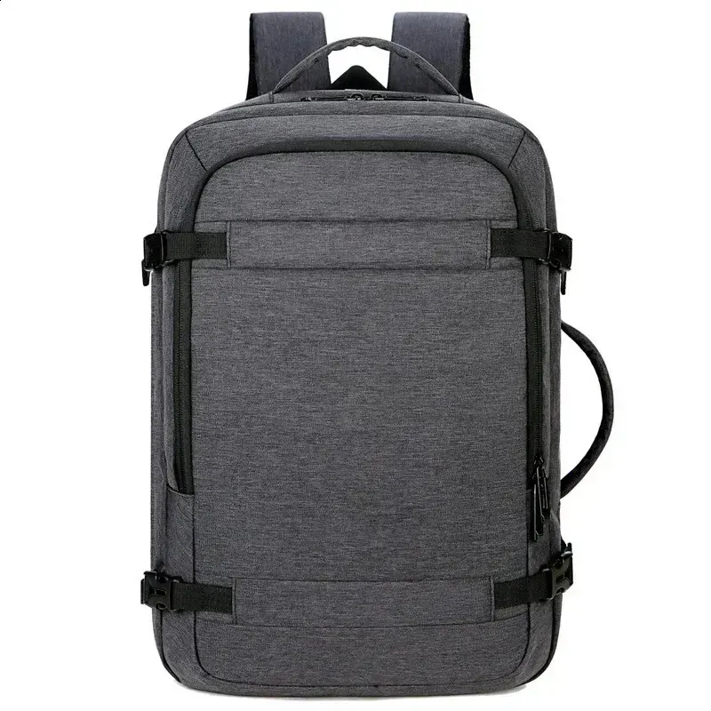 Sac à dos de voyage extensible USB 40 L, homologué pour les vols, étanche et résistant, 43 cm, pour homme, 250408 l_voghion.com