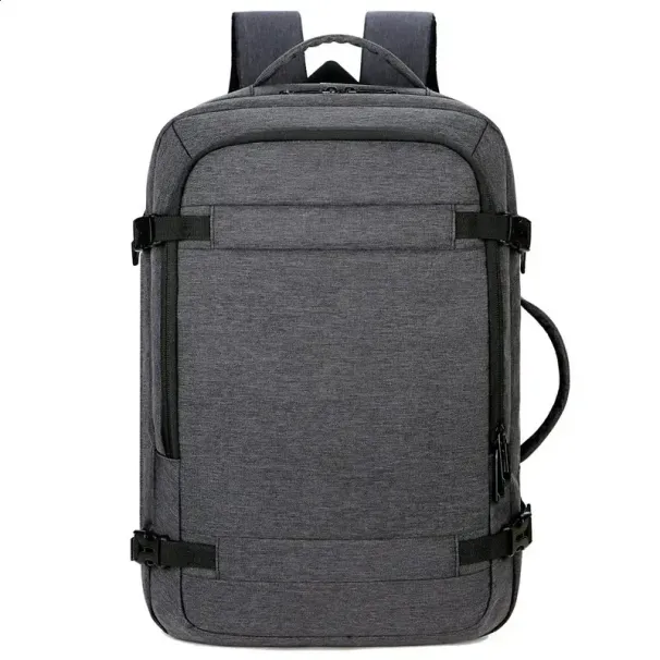Sac à dos de voyage extensible USB 40 L, homologué pour les vols, étanche et résistant, 43 cm, pour homme, 250408 l_voghion.com