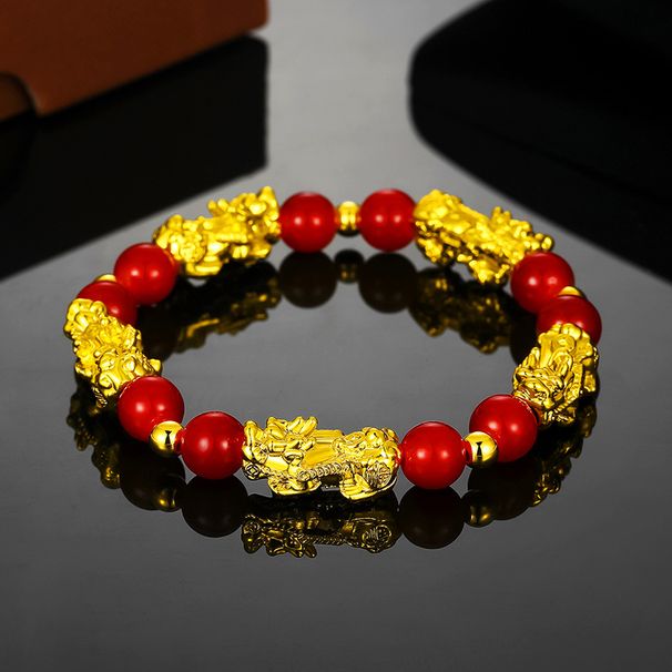 Gold Vieamese Sand Gold Brave Piqiu Obsidian Bracelet Explosions Spell A Lot Of Supply Gifts_voghion.com