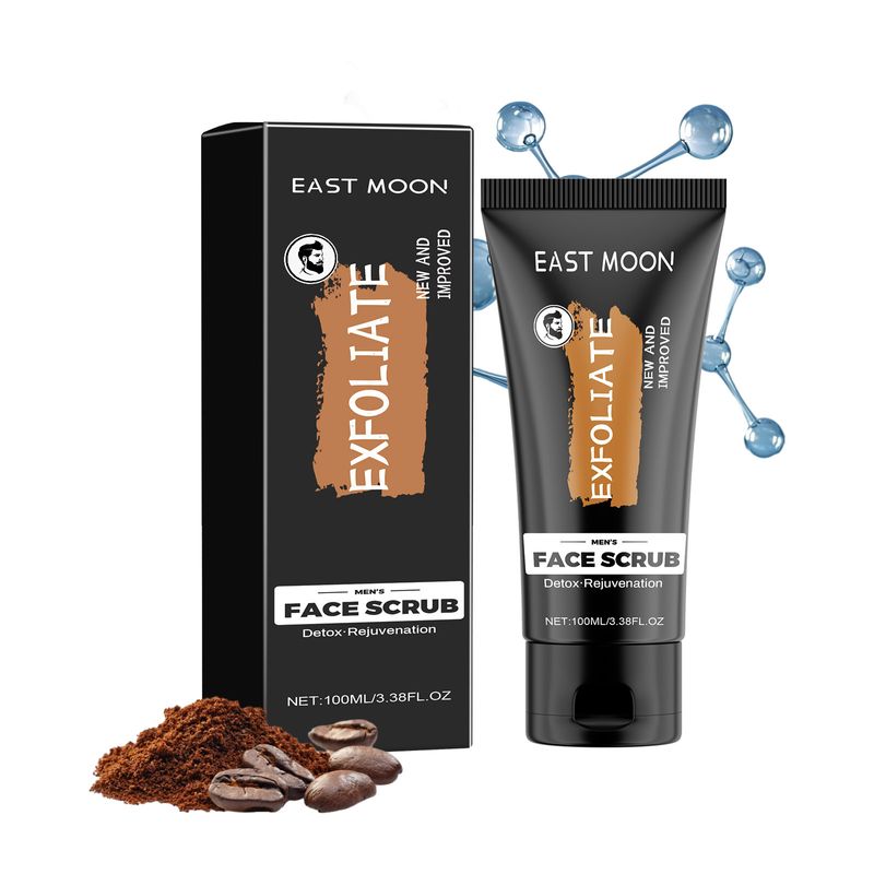 Lo scrub viso da uomo EAST MOON deterge in profondità la pelle e il viso_voghion.com
