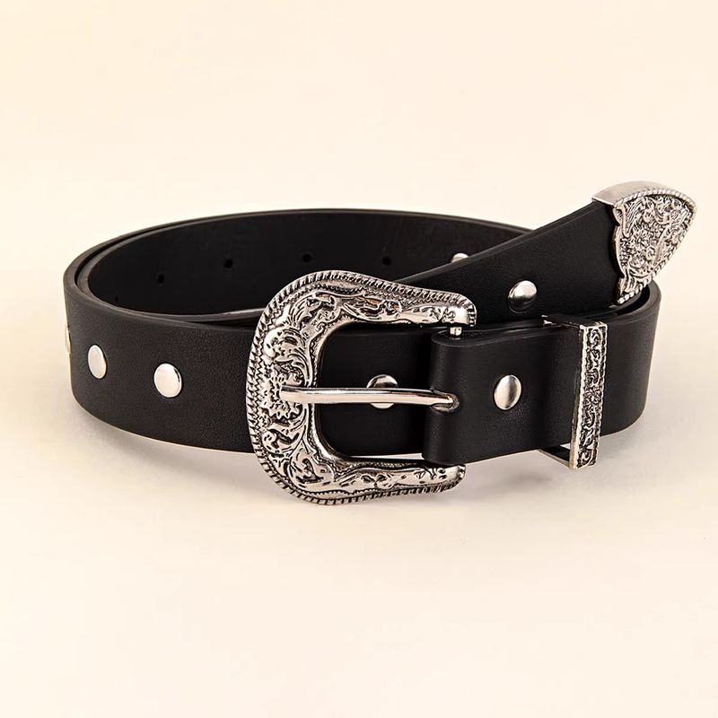 New Rivet Trendy Punk Style For Women, Unique Jeans Universal Belt_voghion.com